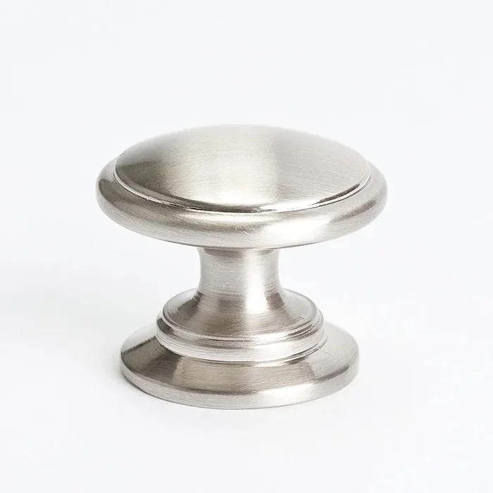 Knob 1-3/16″ AdvPlus5 Brushed Nickel by BERENSON – Cabinet Hardware