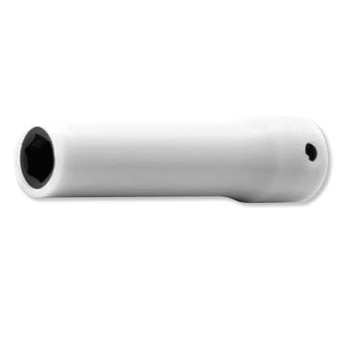 Ko-ken 13300M-17FR | 3/8 Sq. Dr. Socket | with Plastic Protector | 17mm 6 point | Length 80mm | Turnable POM cover