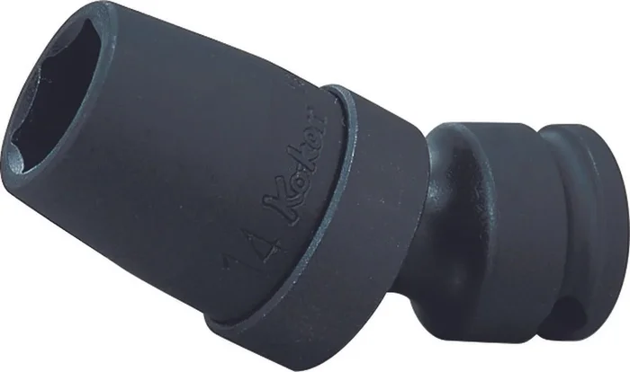 Ko-ken 13440M-19 | 3/8 Sq. Dr. Universal Socket | 19mm 6 point | Length 61mm