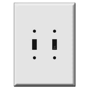 Largest 7.5″ Oversized 2 Toggle Light Switchplates