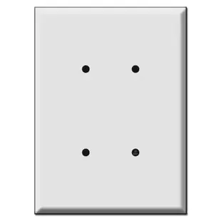 Largest 7.5‘‘ Oversized 2 Blank Electrical Wall Plates