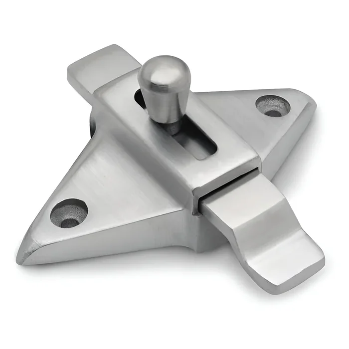 Latch-slide-surface-offset Bar-ss by Jacknob – Toilet Partition Hardware
