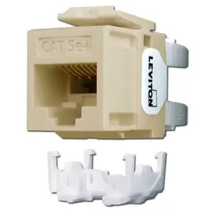 Leviton Ivory GigaMax 5e+ Ethernet Jack