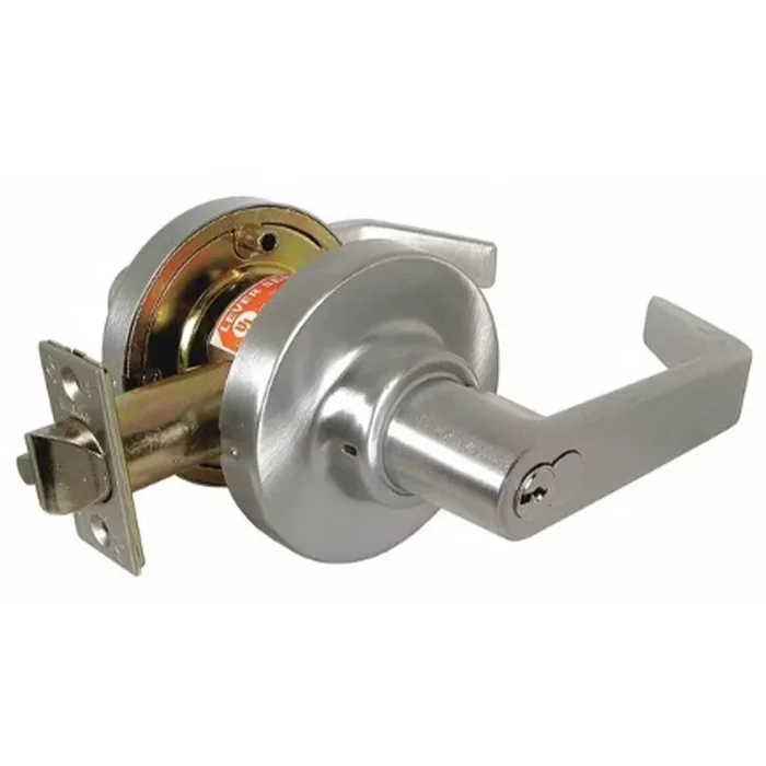 LFIC Corbin 7 Pin – Storeroom Clutched Lever Lockset, Satin Chrome