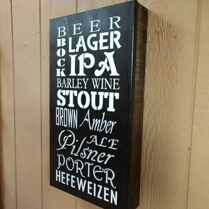 Liberty Home Mini Craft Beer Gun Storage Sign
