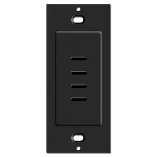 Low Voltage Touchplate 4 Button Ultra Light Switches – Black