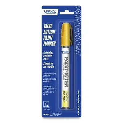 Lumber Crayon 200, 1/2 in dia, 4.75 in L, Yellow