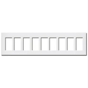 Lutron Plastic Screwless 9 Decor Rocker Switch Plate – Snow White