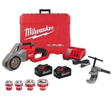 M18 Compact Pipe Threader w/ ONE-KEY w/ 1/2-1 1/4″ Die Heads