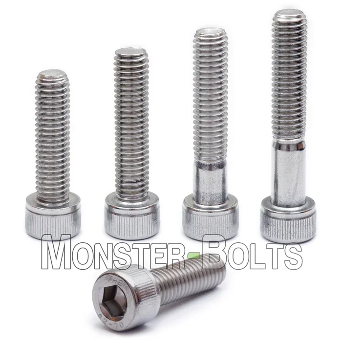 M8 Socket Head Cap screws, Stainless Steel A2 (18-8)