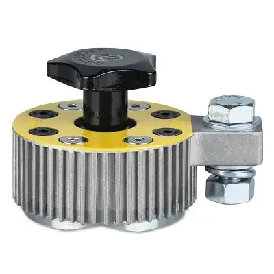Magnetic Ground Clamp, 200 lb, 3.1 in W x 4.2 in L
