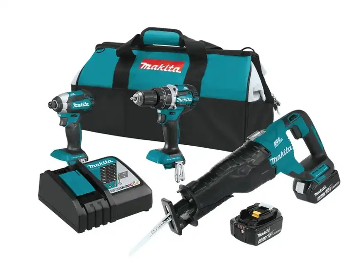 Makita 18V Brushless 3-Piece Combo Kit