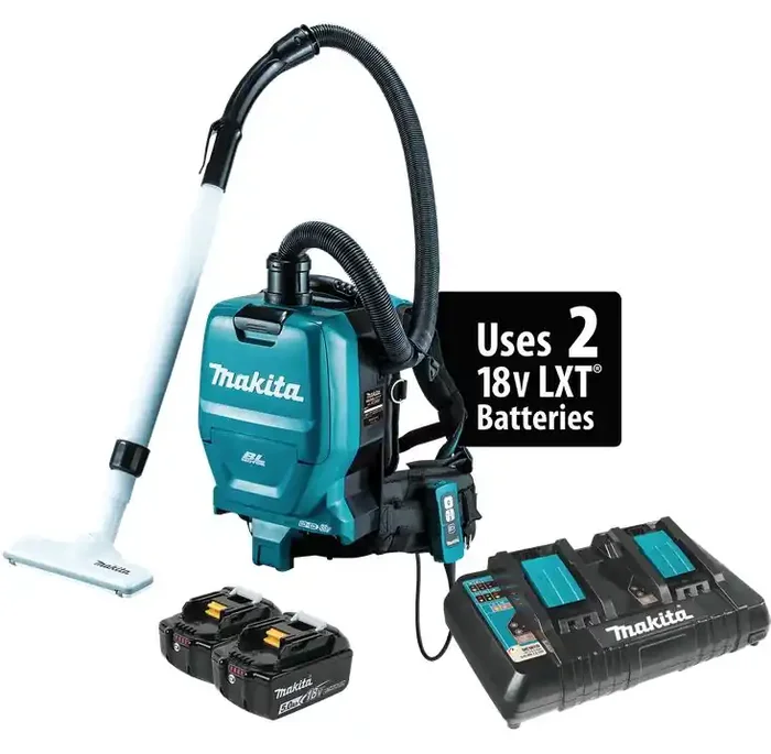 Makita Cordless 1/2 Gallon HEPA Backpack Vacuum Kit