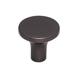 Marion Contemporary, Modern Style Ash Gray Knob, 1-1/8 Inch Diameter, Top Knobs