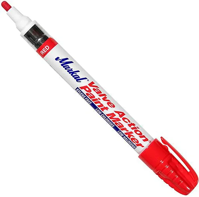 Markal Markers 96822EA VALVE ACTION PAINT MARKER, RED