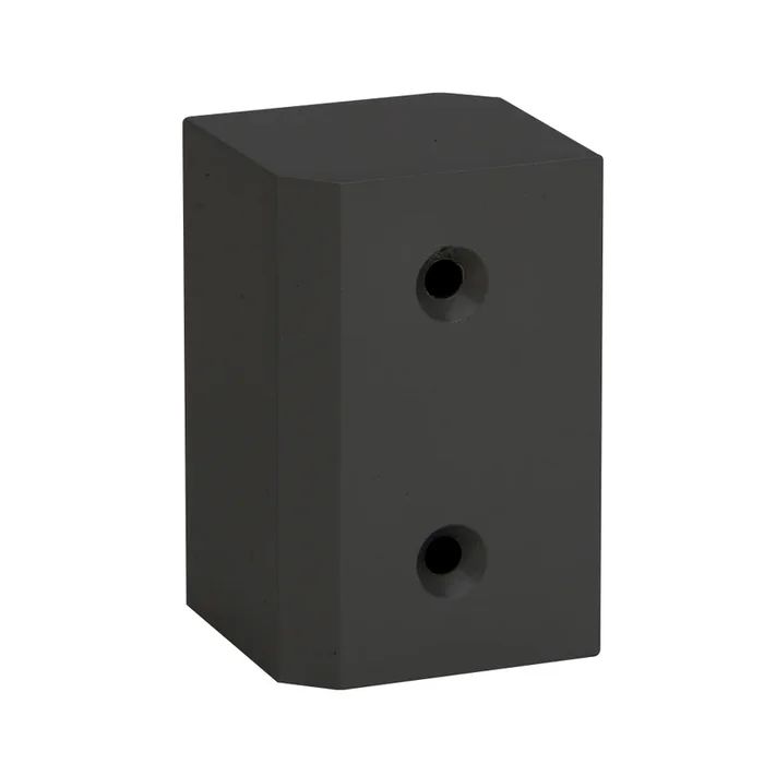 Matte Bronze Surface Mount Strike Plate by C.R. Laurence