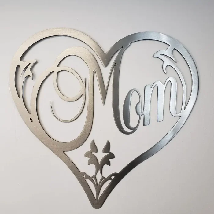 Metal Art of Wisconsin Mom Heart