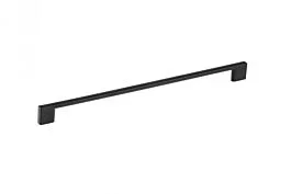 Metal Rectangular 12″ (305mm) Center to Center, Overall Length 14-1/2″ (368.5mm) Flat Black Cabinet Pull/ Handle