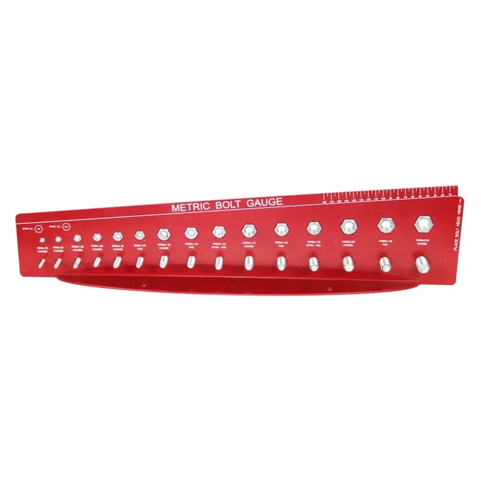 Metric Bolt Gauge Check a Thread Nut Fastener Size Tool