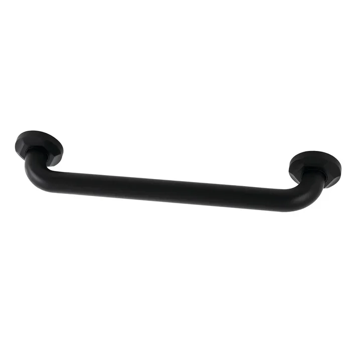 Metropolitan 16″ x 1-1/4″ O.D. Brass Decorative Grab Bar, Matte Black – Kingston Brass