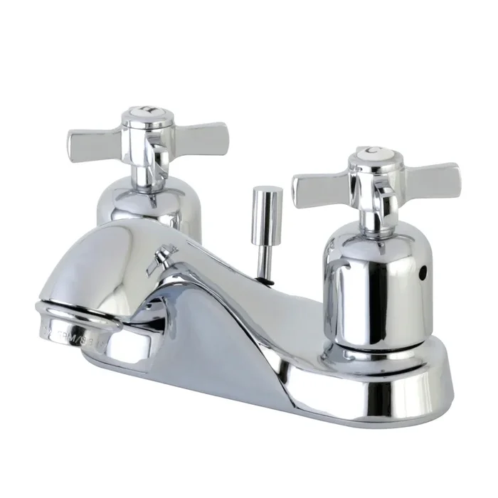 Millennium Double-Handle 4″ Centerset Bathroom Faucet with Pop-Up Drain – Polished Chrome