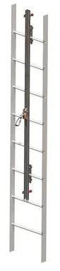 Miller 30 ft. Galvanized Steel GlideLoc Vertical Height Access Ladder System Kit – GG0030