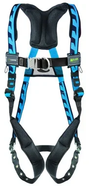 Miller AirCore Steel Hardware Blue Harness w/Front D-Ring – Small/Medium – ACF-TBSMB