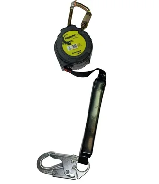 Miller TurboLite+ Scorpion 9FT Class 1 Single-Leg SRL w/Steel Locking Swivel Snap Hook Lifeline Connector – MTL-OHS1-05/9FT