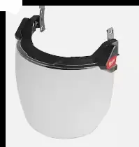 MILWAUKEE BOLT FULL FACE SHIELD CLEAR DUAL COAT LENS