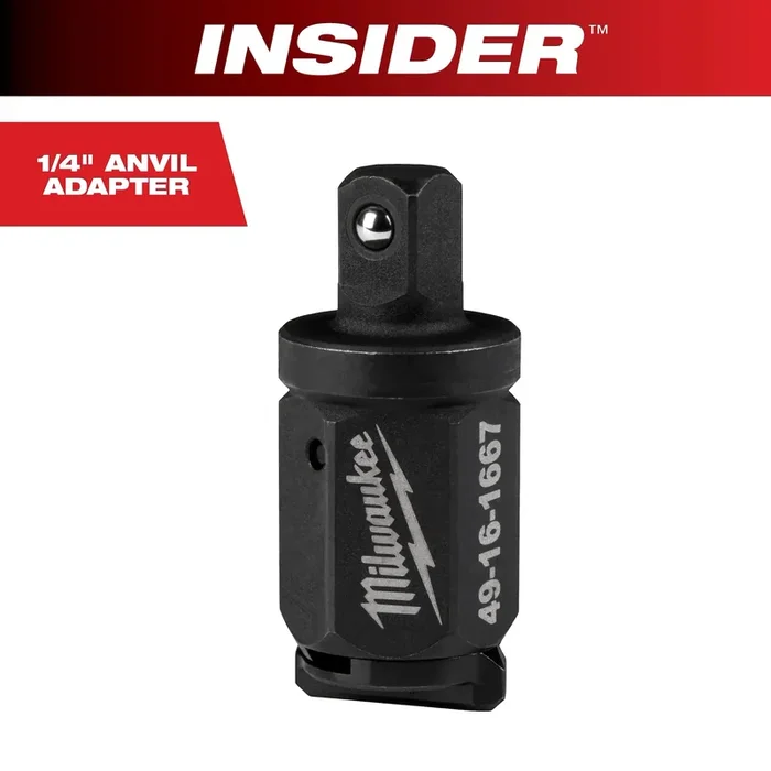 MILWAUKEE INSIDER Box Ratchet 1/4″ Anvil Adapter