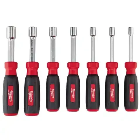 Milwaukee® 7pc hollow shaft SAE nut driver set