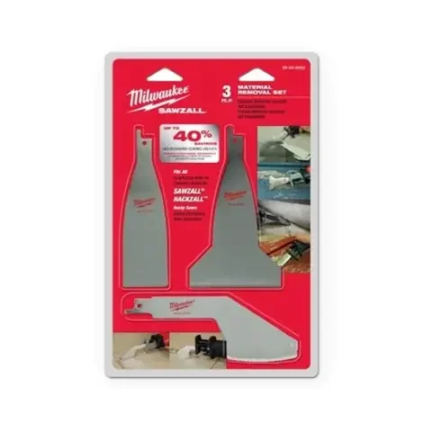 Milwaukee® Sawzall material removal 3pc kit