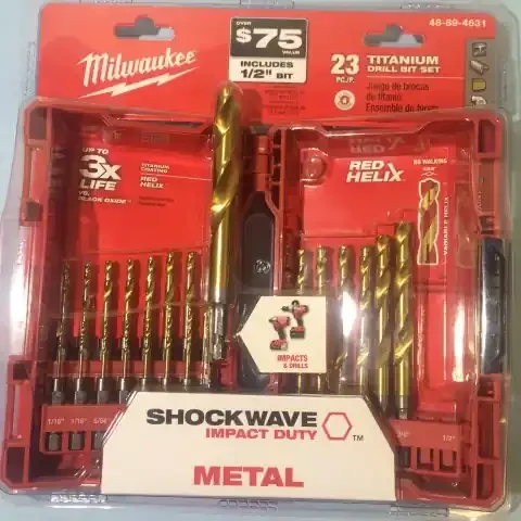 Milwaukee® Shockwave Tin 23pc hex drill set