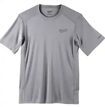 MILWAUKEE WORKSKIN SHORT SLEEVE GREY SHIRT LARGE