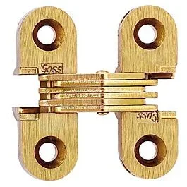 Model 103 Satin Brass Invisible Hinge