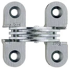 Model 114 Satin Chrome Mount Invisible Hinge