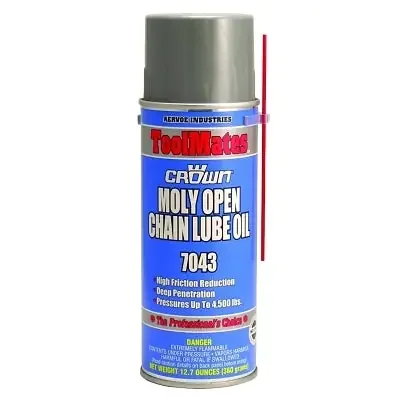 Moly/Oil Open Chain Lube, 16 oz, Aerosol Can