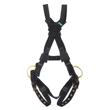 MSA Workman Arc Flash Crossover Harness w/Back Web Loop – Tongue Buckle leg straps – Rubber Covers – X-Large (XLG) – 10163303