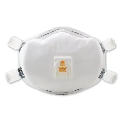 N100 Particulate Respirator, Half Facepiece, Non-Oil Particles, White
