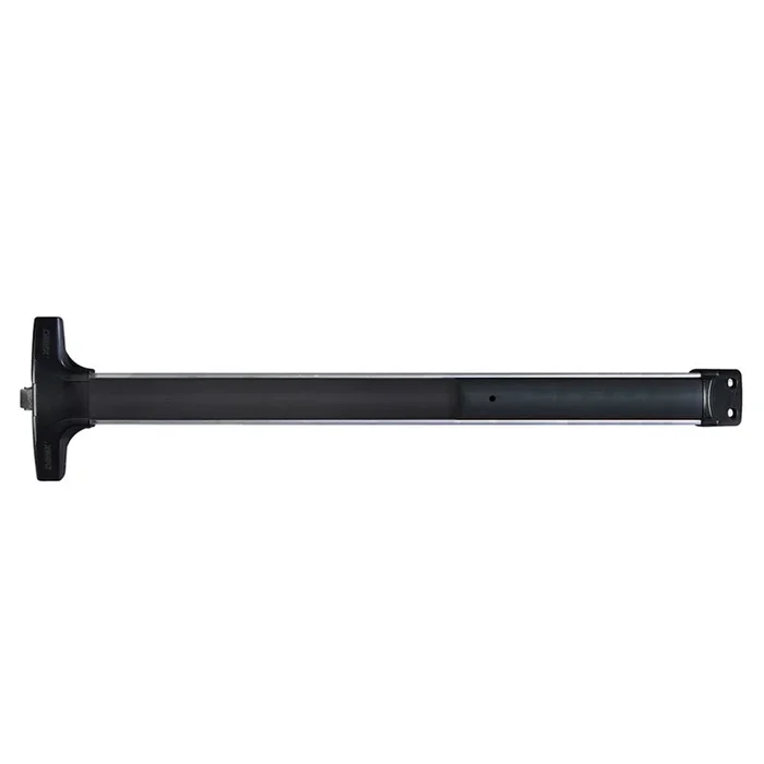 Narrow Stile Rim Exit Device – Value Series, No Trim, Hex Dogging, 36in, Satin Aluminum