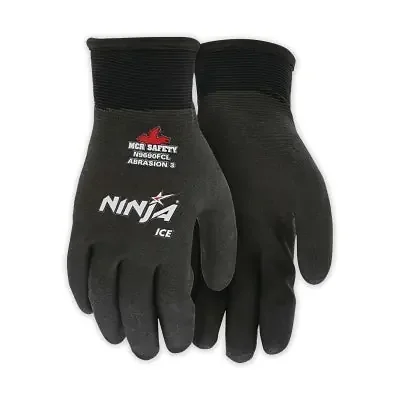 Ninja Ice HPT Fully Coated Insulated Work Gloves, Large, Black