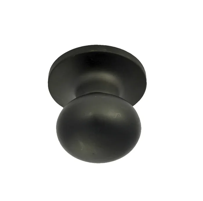 Noe Valley Knob – Matte Black by BHP | Decorative Functional Hardware