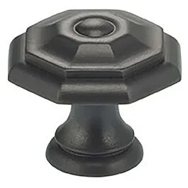 Omnia Legacy 1-3/16″ (30mm) Diameter in Lacquered Oil Rubbed Black Cabinet Knob