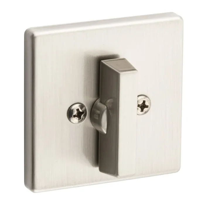 One Sided Turn Square Deadbolt with RCAL Latch – Kwikset Satin Nickel