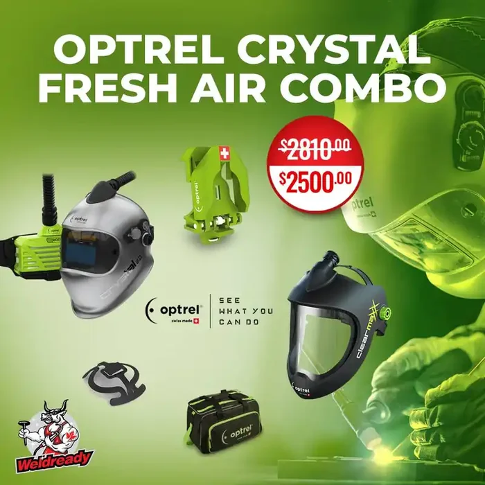 Optrel Crystal PAPR Fresh Air Combo Deal