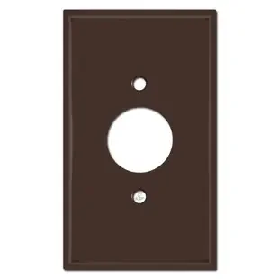 Oversized 1.4‘‘ Electrical Outlet Cover Plate – Brown