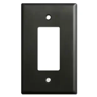 Oversized Decora Rocker Switch Wallplate Covers – Dark Bronze