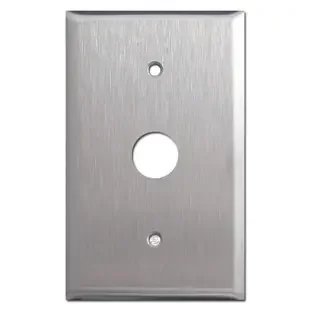 Oversized Stainless Steel 7/8″ Opening Switch Plate Cover