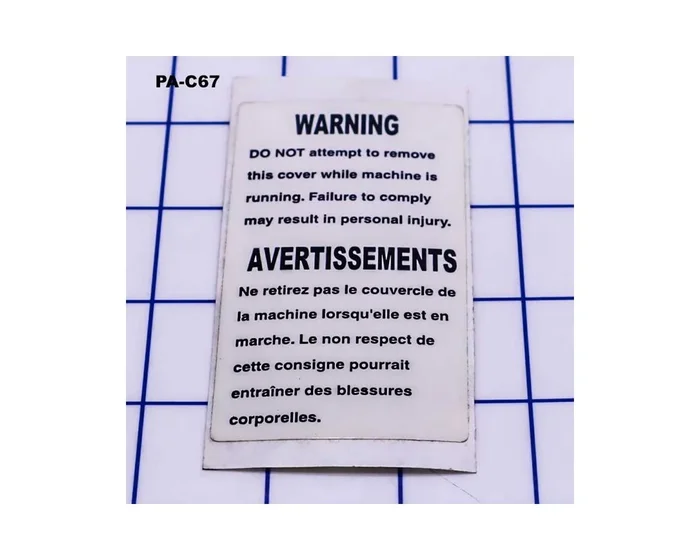 PA-C67 Label – Jet