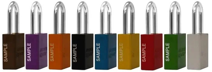 Pad lock Keyed different Blk